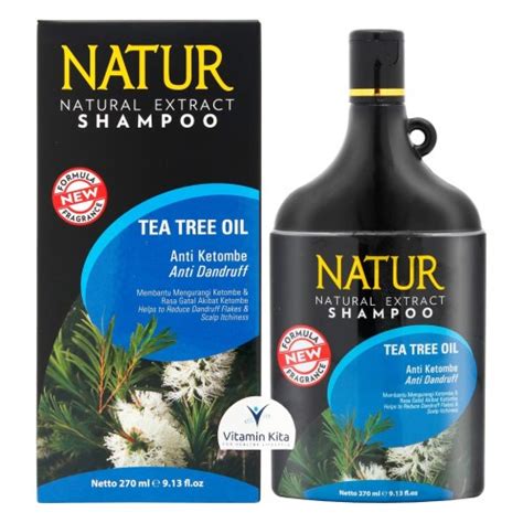 NATUR Exp 11 22 Natural Anti Dandruff Shampoo Tea Tree 270ml Shopee