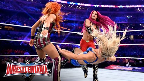 Becky Lynch Vs Sasha Banks Vs Charlotte WWE Women S Title Match