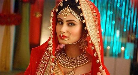 Mouni Roy In Naagin Indian Bridal Hairstyles Indian Bridal Makeup