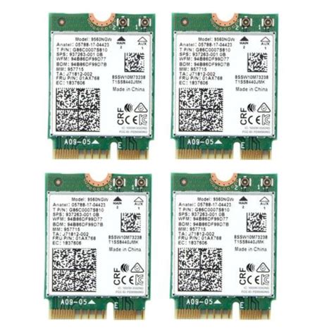 4X 1730Mbps For Dual Band AC 9560 Desktop Kit Bluetooth 5 0 802 11Ac M