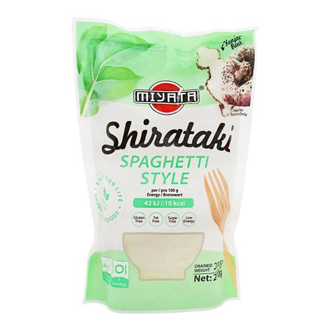 Miyata Shirataki Nudeln Spaghetti Form 270g ATG200g Konjak Nudeln