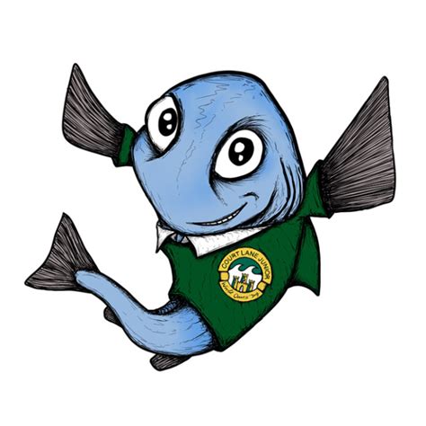 Blue fish cartoon drawing | Cute little blue fish cartoon character ...