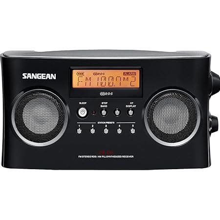 Amazon Sangean Pr D Bk Am Fm Portable Radio With Digital Tuning