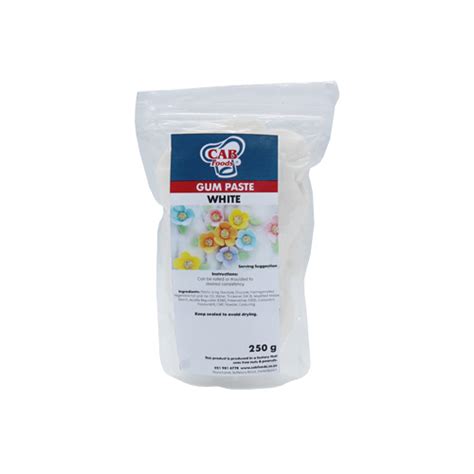 CAB Foods White Gum Paste 250g Cabfoods Co Za