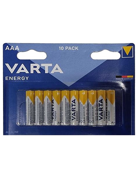 BATERIA ALKALICZNA VARTA LR3 BLISTER AAA 1 5V 10SZT