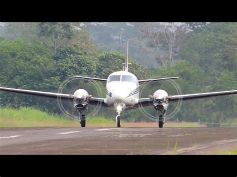 Landing TI AZI Beechcraft C90B King Air YouTube