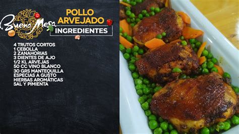 Pollo Arvejado Buena Mesa Youtube