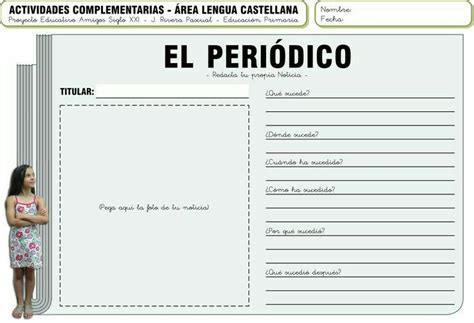 Escribir Una Noticia Interactive Worksheet Artofit