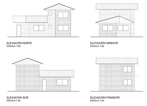 Dibujo De Arquitectura Elevaciones Fachadas O Alzados Mvblog