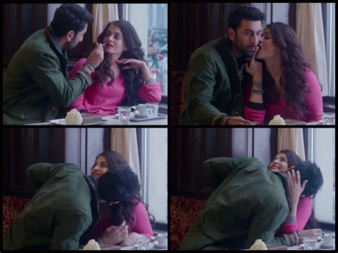Aishwarya Rai Bachchan New Intimate Scenes In Bulleya Song Ae Dil Hai Mushkil Aishwarya Rai Hot