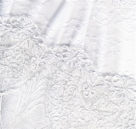 Beautiful Pure White Textile Wedding Background Royalty Free Stock