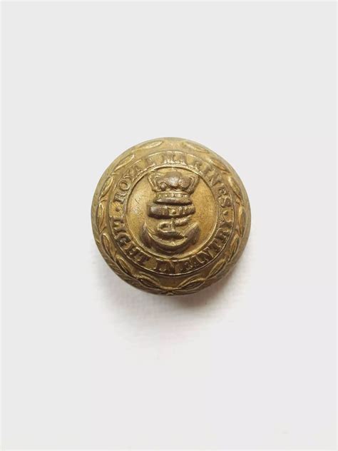 Victorian Royal Marines Light Infantry Button In Buttons