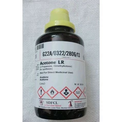 Acetone Lab Grade In Pack 500ml 99 At Rs 390 Litre In New Delhi ID