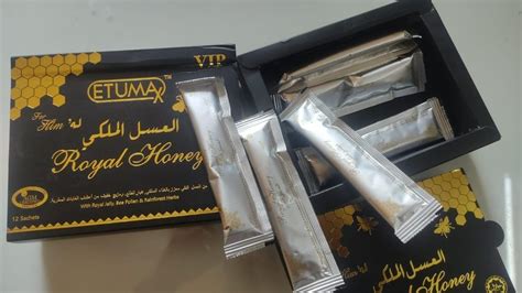 Etumax Royal Honey For Vip 12 Sachets X 20g Pune Packaging