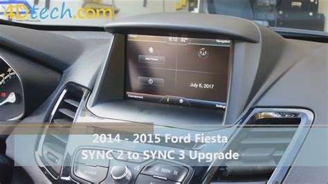 Sync 2 To Sync 3 Upgrade 2014 2015 Ford Fiesta Youtube