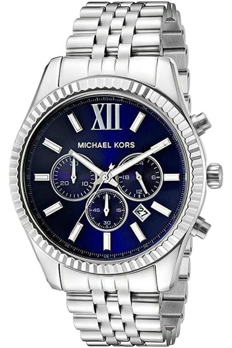 Michael Kors Silver Michael Kors Mens Watch Vintage Watches For Men Watches For Men