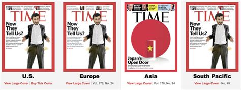 TIME magazine covers: worldwide differences | David Airey