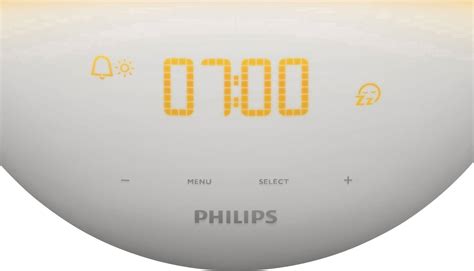 Réveil lumineux Philips HF3510 01 blanc Conrad fr