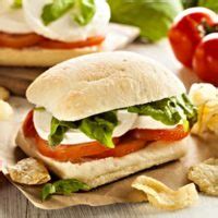 Recept Caprese sendvič ReceptyOnLine cz kuchařka recepty a inspirace