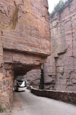 Guoliang Tunnel Road Henan Province China China Travel Dangerous