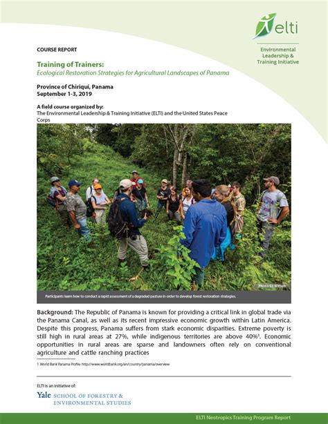 Ecological Restoration Strategies In Agricultural Landscapes Of Panama