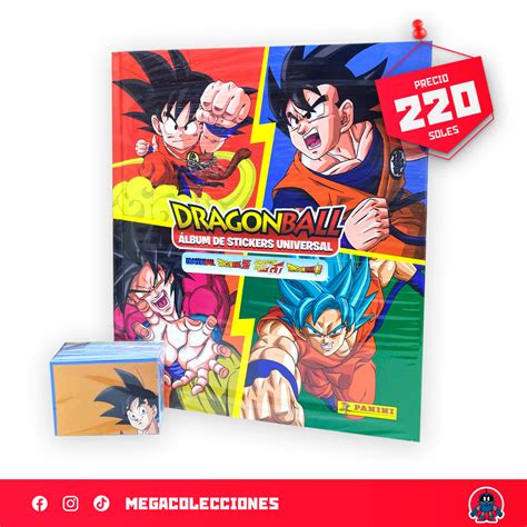 Álbum Tapa Dura Dragon Ball Universal Panini Set completo de