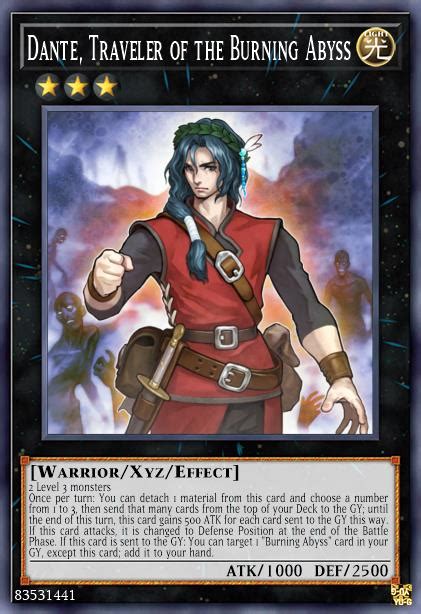 Yu Gi Oh Wiki Dante Traveler Of The Burning Abyss