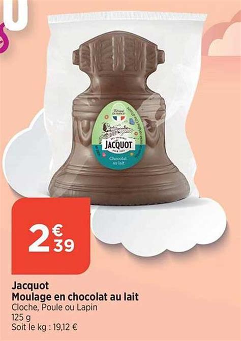 Promo Jacquot Moulage En Chocolat Au Lait Chez Atac Icatalogue Fr