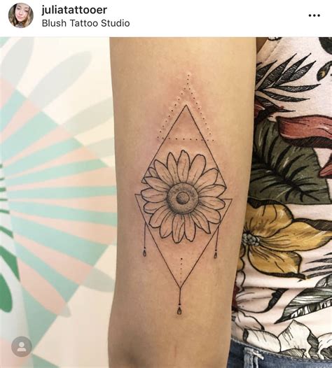 Tatuagem Girassol Geometrico Best Succulent Ideas