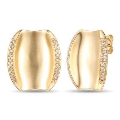 K Honey Gold Earrings Nude Diamonds YRNR F Le Vian