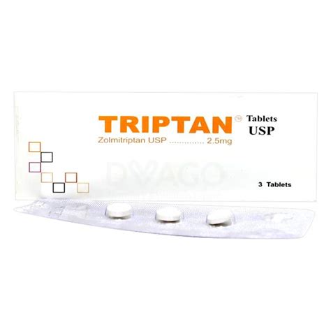 Triptan 2 5mg Tablets Buy Online At Dvago®