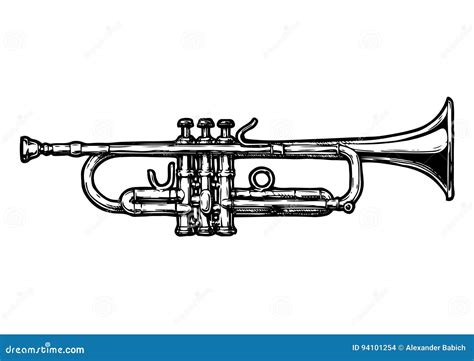 Illustration Of Trumpet Stock Vector Illustration Of Classical 94101254