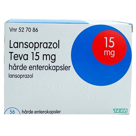 Lansoprazol Teva Mg Ugleapotek