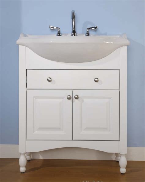 Narrow Depth Bathroom Vanity Cabinets Everything Bathroom