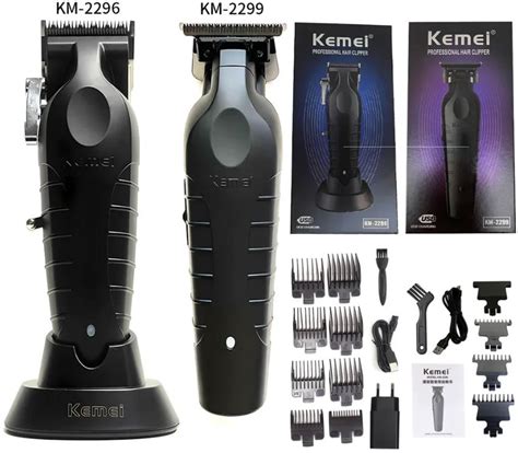 Kemei Kit M Quinas Kemei Corte Km Acabamento Loja