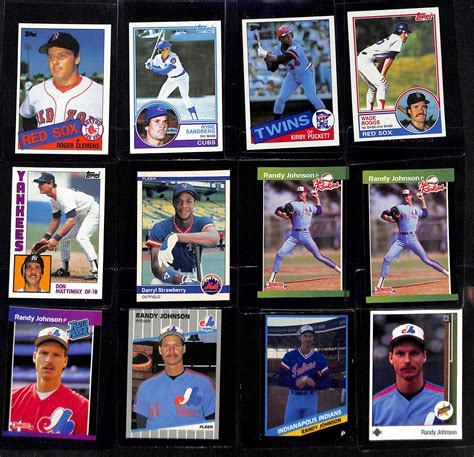 Lot Detail Lot Of S Baseball Rookie Cards Inc Roger