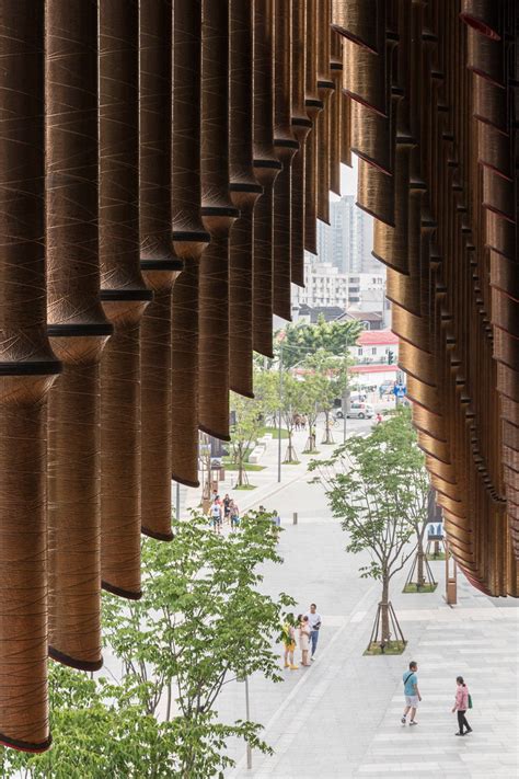 Foster And Heatherwick Build Shanghai Arts Centre With Curtain Like