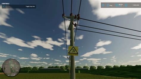 UK POWER POLES PREFAB V1 0 0 1 FS22 Mod Farming Simulator 22 Mod