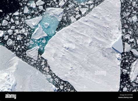 Aerial View Of Arctic Ice Beaufort Sea Arctic Ocean Arctic Circle