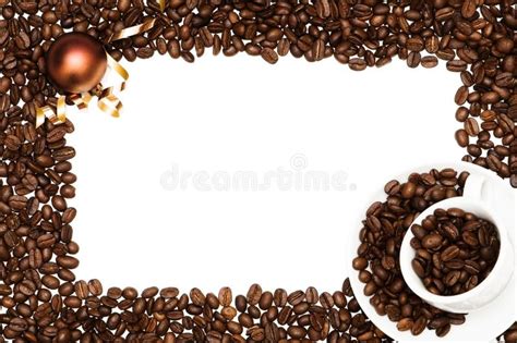 Christmas Coffee Frame Stock Image Image Of Espresso 11826329