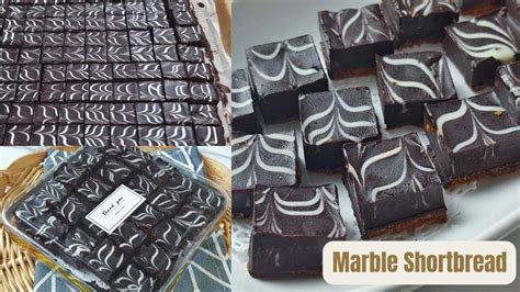 Marble Shortbread Cookies Biskut Raya Youtube