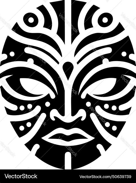 Tribal mask design Royalty Free Vector Image - VectorStock