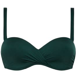 Beachlife Rich Green Bandeau Bikini Oberteil Annadiva