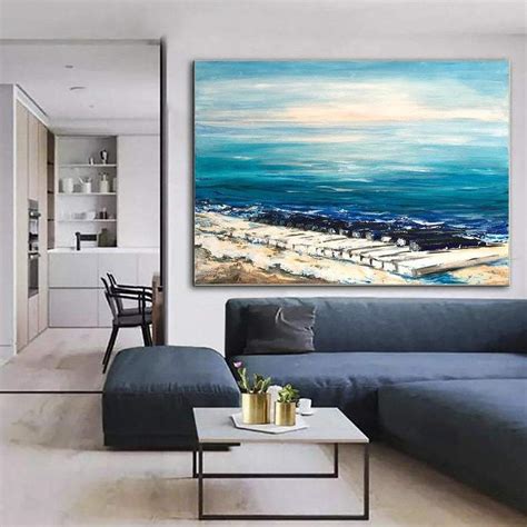 6 Modern Large Paintings For Living Room – Trend Gallery Art | Original ...