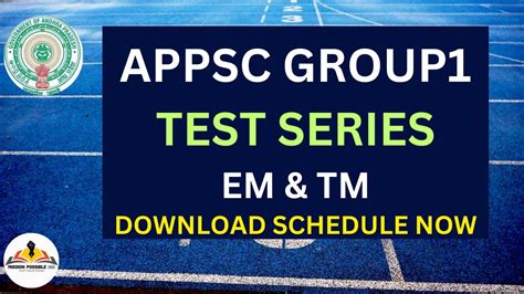 Appsc Group1 Test Series Join Now YouTube