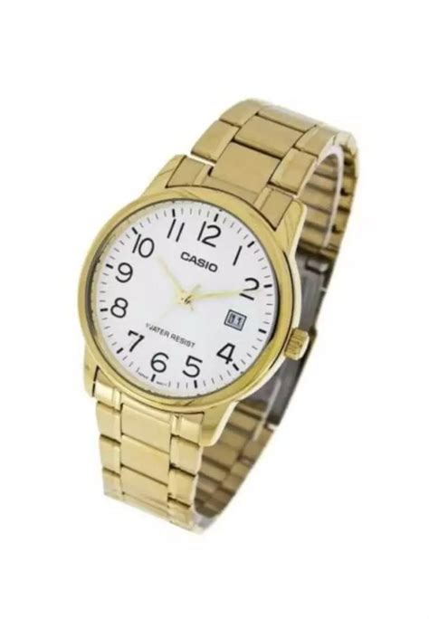 Buy Casio Casio General Mtp V G B Udf Gold Stainless Steel Men S