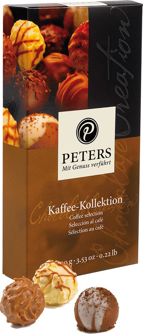 Pralinen Kaffee Kollektion PETERS Pralinen Peters Pralinen