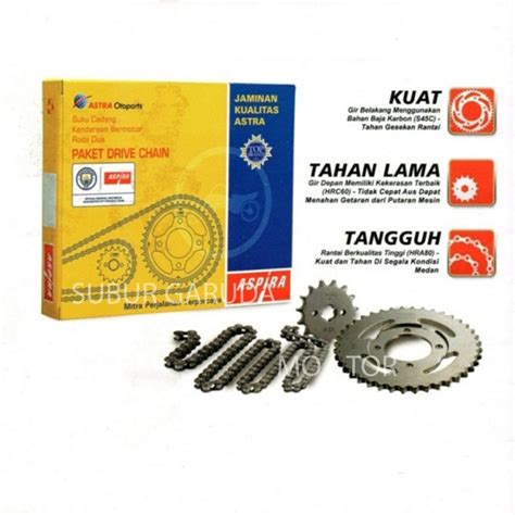 Jual Gear Set Grand Legenda Astrea Gn Merk Aspira Astra Otoparts