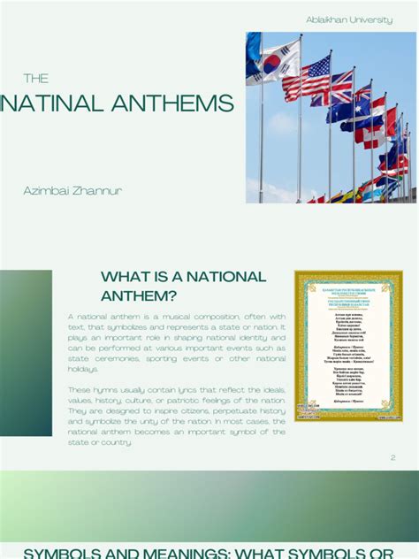 National Anthems | PDF | Nation | Symbols