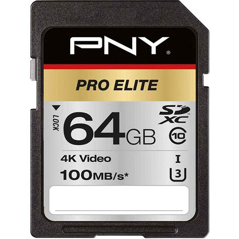 Pny Pro Elite Sdxc Card Gb Class Uhs I U Mb S K